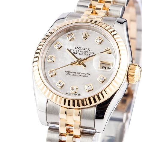 rolex datejust women's used